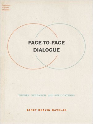 cover image of Face-to-Face Dialogue
